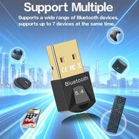 Mini adaptador inalámbrico ordenador adaptador Bluetooth USB Bluetooth 5,4 Dongle
