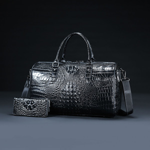 Nouvel ensemble de sacs de <span class=keywords><strong>voyage</strong></span> de luxe en cuir de vache véritable pour <span class=keywords><strong>homme</strong></span>, grande capacité, <span class=keywords><strong>sac</strong></span> à bandoulière portable de marque - Product Image 3