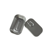 Boîtes en fer blanc personnalisées avec logo, prix de gros, qualité alimentaire, fabricant de boîtes vides rectangulaires pour sardines, viande de crabe, bonbons, mise en conserve
