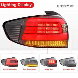 Nouvelle conception Wenye : Feu arrière LED ABS avec animation de balayage pour Vios 2003, kit de modernisation 12V - Product Image 4