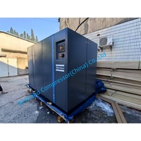 Atlas Copco GA160 VSD compresor de aire de tornillo con inyección de aceite estacionario 380V CA Opción de Gas extremo del Motor refrigerado por aire