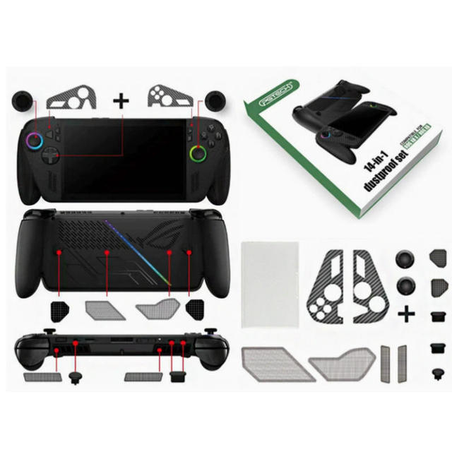 Universal Dustproof Plastic Thumbstick Cover for ROG for Ally/ X Handheld-OEM