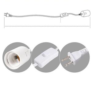 Mở Rộng Treo Đèn Lồng Dây Cáp Với <span class=keywords><strong>E26</strong></span> E27 Ổ Cắm Trên/OFF Nút Ánh Sáng Mặt Dây Chuyền - Product Image 2