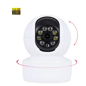 Nueva Venta caliente 360 vista completa 1080P cámara de seguridad para el hogar Wifi Cámara IP intercomunicador de Voz bidireccional mini cámara CCTV de doble frecuencia