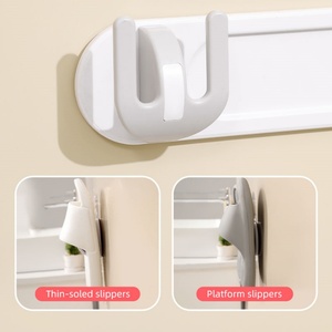 <b>Wall</b> Mounted <b>Shoe</b> Storage <b>Rack</b> Toilet Drainage Storage Hook Bathroom Slipper <b>Rack</b> <b>Wall</b> Mounted Non Perforated Bathroom - Product Image 3