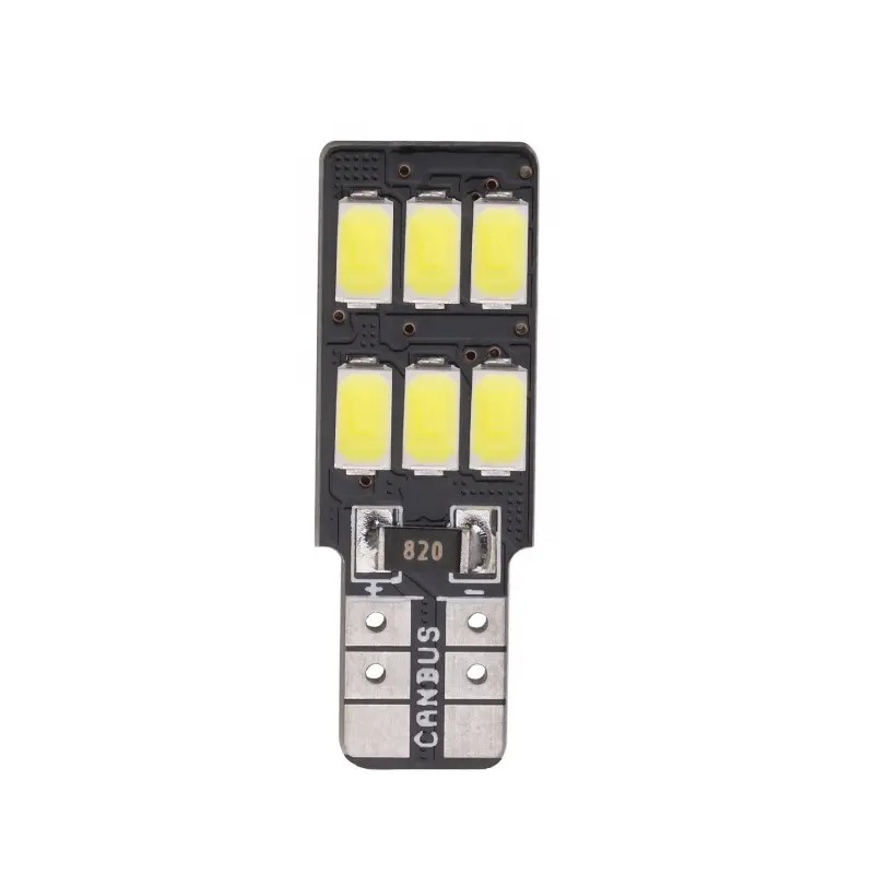 Yobis led t10 canbus error free 5630 6SMD led t10自動車用電球ランプ