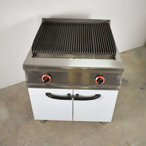 Parrilla de Gas de 2 Quemadores LGP, Parrilla Comercial de Gas con Piedras de Lava, Parrilla de Barbacoa con Piedras de Lava y Gabinete - Product Image 3