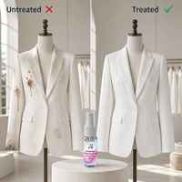 Essence liquide pour tissu de qualité industrielle A1, nano-blindage invisible, micro-cristalline, imperméable et anti-taches, blanc laiteux