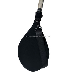 Sac de <span class=keywords><strong>raquette</strong></span> de <span class=keywords><strong>badminton</strong></span> en néoprène personnalisé bandoulière réglable étui de <span class=keywords><strong>raquette</strong></span> de <span class=keywords><strong>badminton</strong></span> noir - Product Image 3