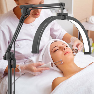 Lampada LED a Mezzaluna Regolabile per Trucco ed Extension Ciglia con Packaging Portatile per Saloni <span class=keywords><strong>di</strong></span> Bellezza e Illuminazione Fotografica - Product Image 6