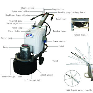 Una persona + ASL550-T7 21.65" = una squadra professionale |   Lucidatrice Planetaria a 9 Teste ad Alta Velocità |   Alimentazione domestica 220V |   Livello Base, Massime Prestazioni - Product Image 1