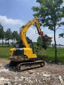 Mini-excavatrice Hyundai 90 neuve, équipement de construction avec attache de ramasseur, moteur, boîte de vitesses, moteur et pompe importés - Product Image 4