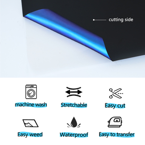 Vinyle Holographique Guagnyintong HTV – <span class=keywords><strong>Meilleur</strong></span> Matériau pour T-shirts – Vinyle de Transfert Thermique Extensible pour <span class=keywords><strong>Cricut</strong></span> - Product Image 4