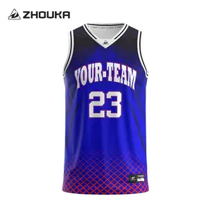 Oem Custom Jeugd Basketbal Uniform Polyester Snel Droog Mesh Basketbal Jersey Tops Kleding Mannen Kids Basketbal Singlet Shirts