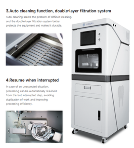 Machine de fraisage dentaire CNC 5 axes Yucera 8S, alimentation électrique pour laboratoire, instrument de fraisage en acier pour CAD CAM - Product Image 4