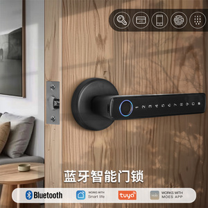 Tuya <b>Smart</b> Door <b>Lock</b> Fingerprint Zigbee App Remote Unlock For Apartment Office Rental - Product Image 3
