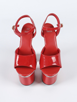 Vente chaude femmes discothèque talons hauts nouvelle plate-forme imperméable à l'eau talon haut passerelle modèle pôle danse sandales modèle passerelle chaussures