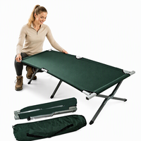 Lits de camping pliants modernes en tissu Oxford 600D, robustes et portables, pour la randonnée, les voyages, la chambre à coucher et l'hôtel - Vente en gros sur mesure
