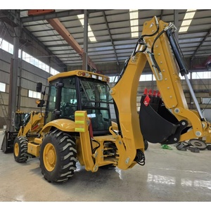 Sử dụng CAT 420f backhoe loader 4x4 4-in-1 xô thoải mái Cab backhoe Caterpillar backhoe lật - Product Image 3