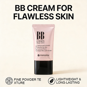 <span class=keywords><strong>Crema</strong></span> BB OEM Monplay Dear Skin, Control de Grasa, Iluminadora, Correctora, Textura Suave, Para Todo Tipo de Piel - Product Image 3