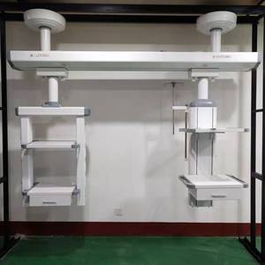 Torre de soporte médico en forma de T de aleación de aluminio multifunción para quirófanos de hospitales - Product Image 3