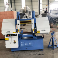 Machine à scier à ruban horizontale automatique hydraulique GT4230 pour la découpe de l'acier, prix de gros, fournie par l'usine chinoise