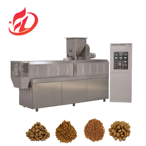 Nouvelle condition d'extrudeuse de nourriture pour chien à double vis capacité 200 kg/h ligne de traitement de granulés secs pour animaux de compagnie pour l'alimentation certifiée ISO/CE - Product Image 2