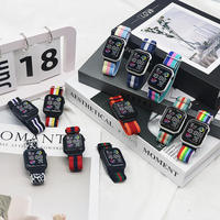 Montre connectée numérique LED électronique à bracelet élastique pour femmes, hommes et enfants, vente en gros d'usine 2025