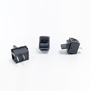 2 Pin SPST Rocker Switch ON/OFF Power <b>Control</b> 6A/10A 250V AC Black Plastic Boat Switch for Household Appliances <b>Fan</b> Electro - Product Image 4