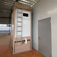 Toilettes mobiles écologiques à circulation d'eau, cabine modulaire préfabriquée en panneaux sandwich, unité recyclable, respectueuse de l'environnement