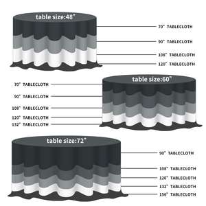مخصص غطاء طاولة عيد الميلاد بيع بالجملة مفارش مائدة طباعة قماش بوليستر طاولة - Product Image 5