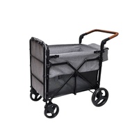 Chariot pliable pour animaux de compagnie à 4 roues PC26, fabriqué en Chine, stable, grande capacité, chariot pour chien, poussette portable pour animaux de compagnie pour l'extérieur