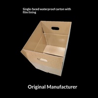 Maßgefertigte Faltbare Wasserdichte Membran-Kartonbox für Obst und Gemüse, Kühllagerung, Frischhaltung, Feuchtigkeitsbeständige Papierbox für den Grenzüberschreitenden Handel