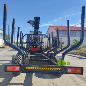 Forstwirtschaftlicher Anhänger für Traktoren mit Hydraulischem Holzladekran, Greifer und Forstkran, 12t, 14t, 10t, 8t, 6t - Product Image 4