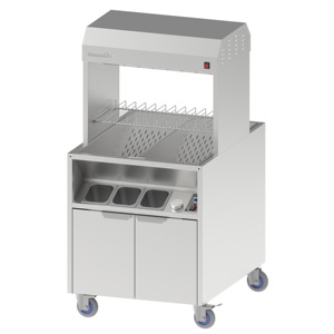 Accessoire pour four à micro-ondes, chauffe-plat double à 800 puces - Product Image 1