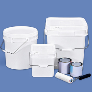 5L~50L Food-Grade PP Plastic <strong>Bucket</strong> with Metal Handle Leakproof <strong>White</strong> Plastic Pail with Tamper Evidnet Lid - Product Image 3