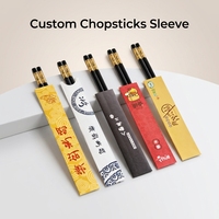 Sacs en papier pour baguettes de restaurant, couverts et ustensiles de table, avec logo personnalisé
