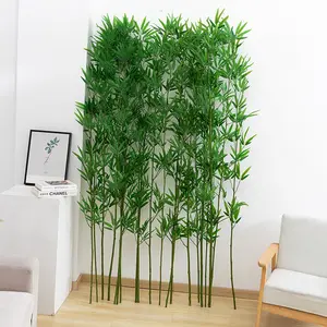 Outdoor Large 200cm Artificial Bamboo Sticks Garden Landscape Decoration Artificial Bamboo Fence Partition Screen