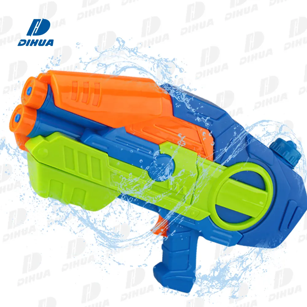 Zomer Outdoor Super Games 42Cm 680 Ml Twin Nozzles Krachtige Grote Waterpistool Kids Game Lange Range Krachtige Beste bereik 8 M