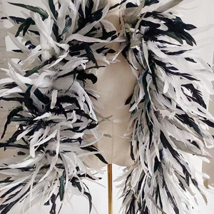 2 metros 350g FEATHER GARLAND gran pluma <span class=keywords><strong>de</strong></span> gallo Boa <span class=keywords><strong>plumas</strong></span> <span class=keywords><strong>de</strong></span> pollo bufanda para fiesta baile rendimiento carnaval <span class=keywords><strong>disfraz</strong></span> - Product Image 6