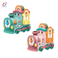 Jouets éducatifs pour tout-petits Chengji, anglais, espagnol, Montessori, éducation, ramper, cartes flash multifonctions, train musical amusant
