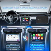 Carplay Ai Box sans fil Android 10 Système de navigation GPS Audi Multimédia Vidéo Carplay Ai Smart Box Auto Apple Play Cars