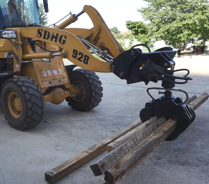 KINGER <span class=keywords><strong>Pince</strong></span> à <span class=keywords><strong>bois</strong></span> rotative à 360 degrés <span class=keywords><strong>pour</strong></span> <span class=keywords><strong>mini</strong></span>-excavatrice et télescopique - Product Image 4