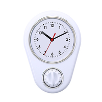 Reloj de Cocina de Pared de Plástico con Temporizador, Termómetro, Reloj Temporizador de Cocina en Venta