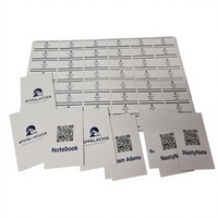 Tarjeta de embalaje para pinzas de pelo de cartón blanco con impresión de logotipo, personalizada, de marca, con revestimiento de lámina holográfica de lujo, impresión offset, bajo MOQ
