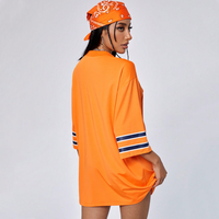 Maillot de football américain personnalisé en gros pour hommes et femmes, design pour fans, en maille brodée, t-shirt de football