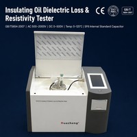 Huazheng Digital ASTM D924 50Hz 60Hz Test Cup Dissipation Factor Capacitance Electrode Gap Heated Oil Tan Delta Tester