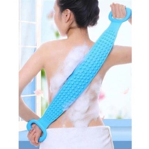Silicone <strong>Back</strong> <strong>Scrubber</strong> for Shower, Silicone Body <strong>Scrubber</strong> Long Bath Body Brush <strong>Back</strong> Brush Exfoliating Body <strong>Scrubber</strong> with Handle - Product Image 1