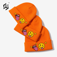 QJ OEM Bonnets personnalisés style urbain avec logo brodé, jacquard Fair Isle, côtelés, rétro, décontractés, pour la plage et le quotidien, camouflage, dessin animé