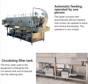 Machine de lavage automatique haute pression pour caisses, plateaux, paniers, boîtes et assiettes en plastique - Product Image 5